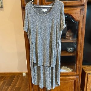Ava &Viv Bi-level Knit Tunic